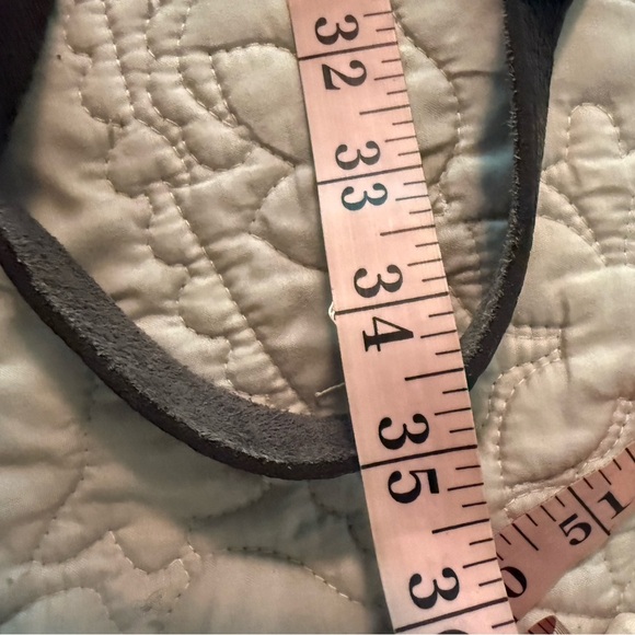 Patricia Nash Black Tumbled Leather Crossbody Bag Contrast Stitching Brass Buckl - Picture 7 of 7